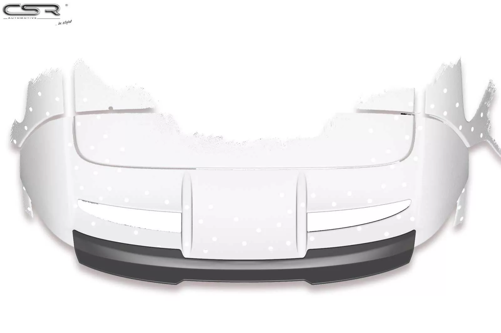 Heckflügel mit ABE für Ford Fiesta MK7 ST / ST-Line HF676-M Carbon Look (matt)