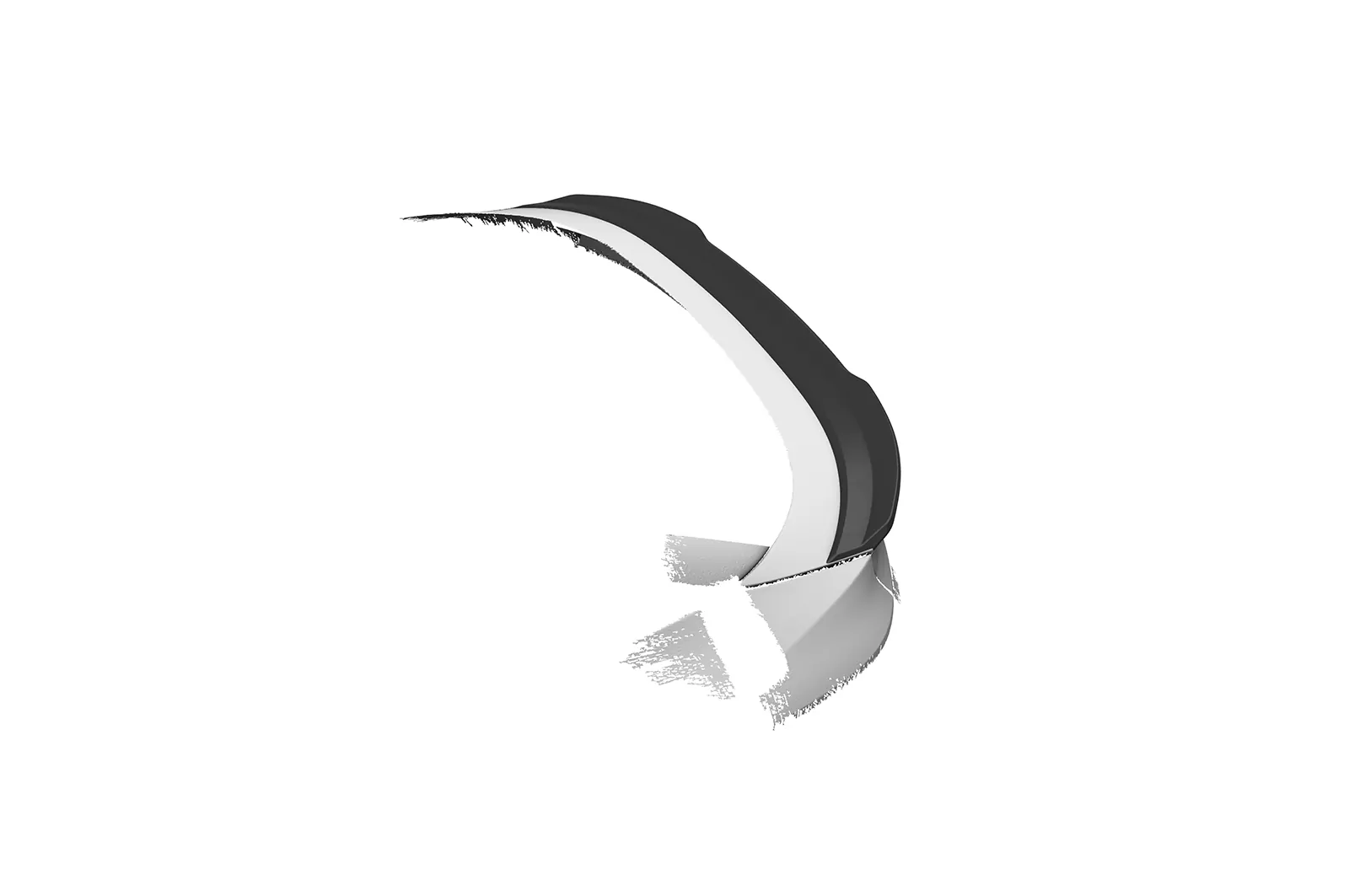 Heckflügel mit ABE für VW ID.5 HF056 Schwarz Strukturiert