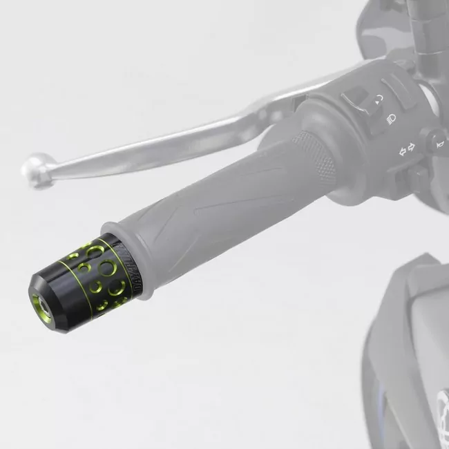 Daytona Lenkergewichte "Hollow" | grün eloxiert 7/8"+1" Lenker mit I Ø 14-19 mm | Paar