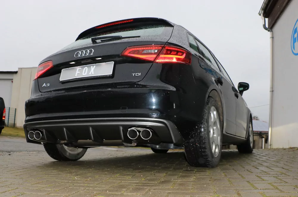 Audi A3 - 8V Sportback  Endschalldämpfer Ausgang rechts/links - 2x88x74 Typ 32 rechts/links