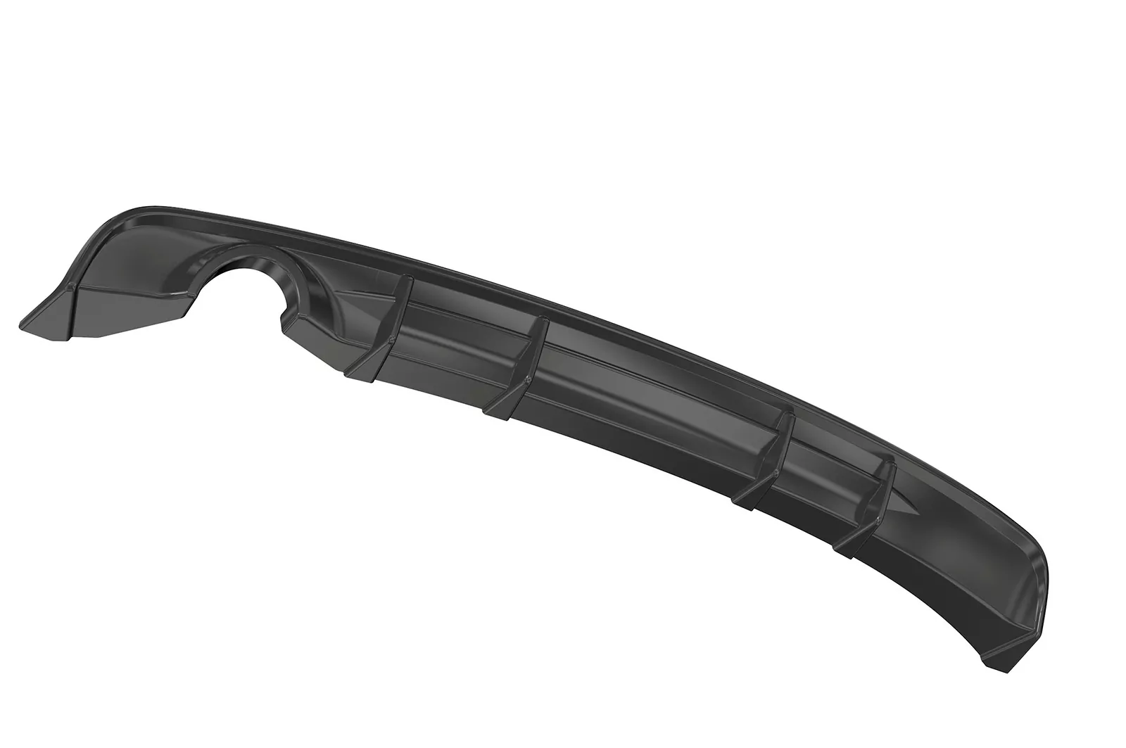 Heckansatz für BMW 3er F31 Touring LCI HA287 Schwarz Strukturiert