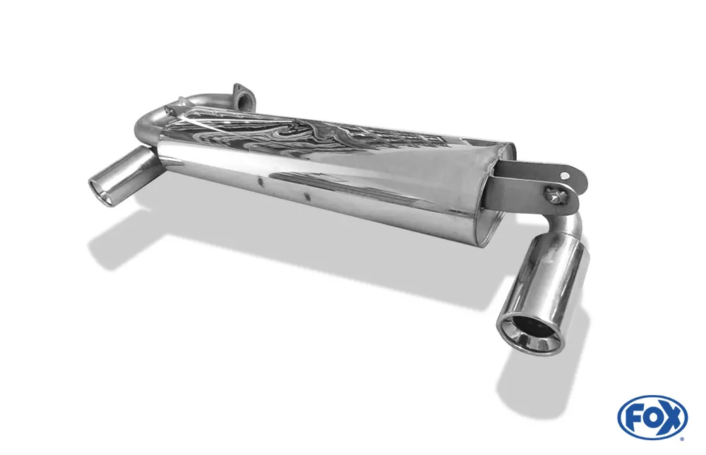 Toyota MR2 Typ W2  Endschalldämpfer quer Ausgang rechts/links - 1x90 Typ 13 rechts/links