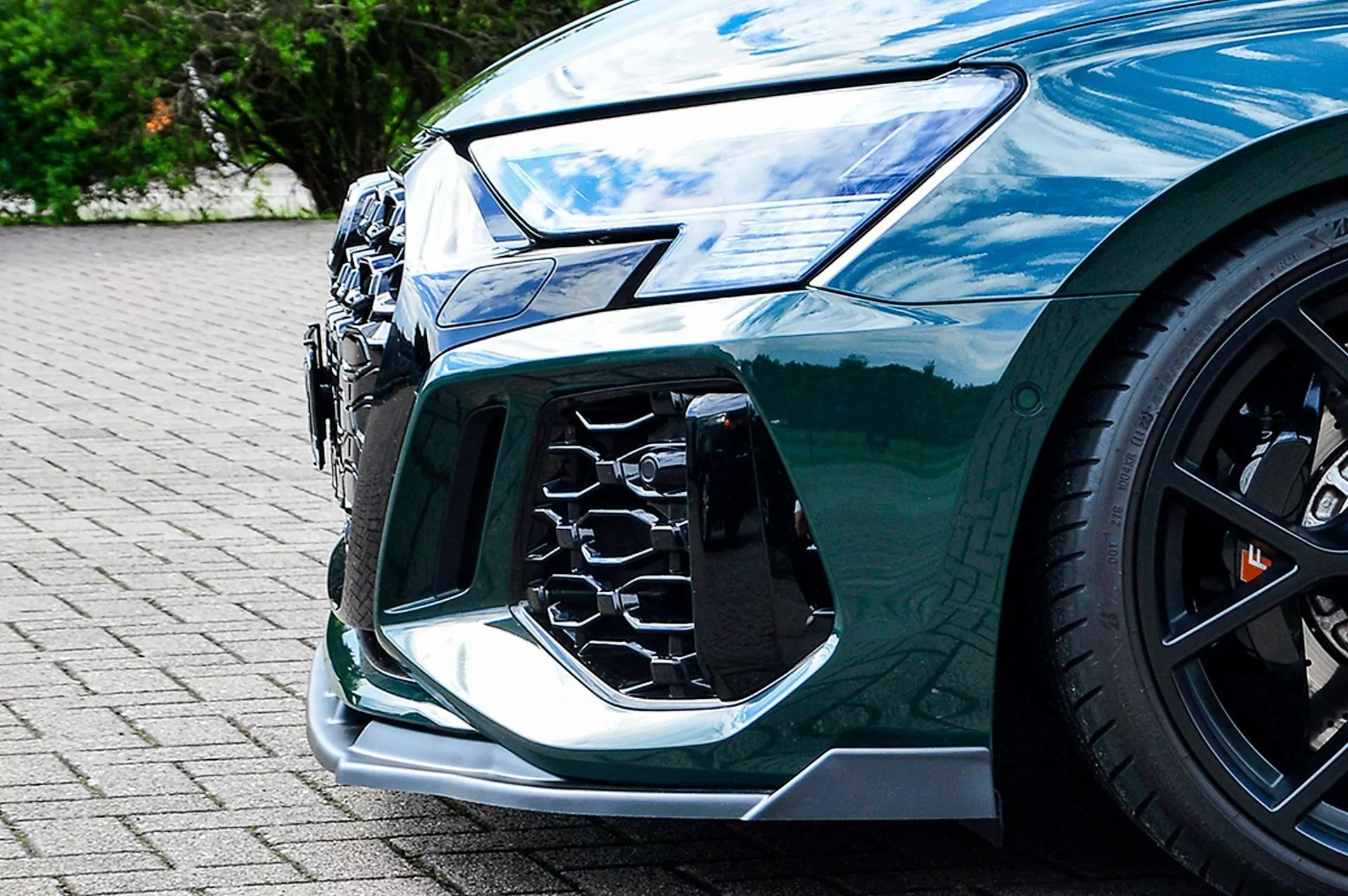 Cup Frontspoilerlippe mit Wings für Audi RS3 8Y Bj.2020-