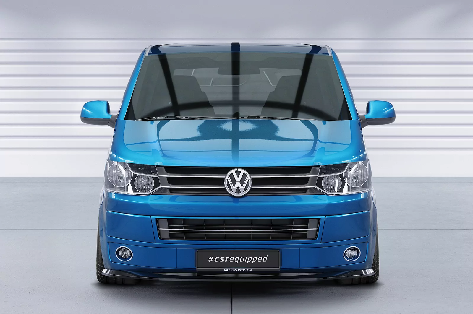 Cup-Spoilerlippe mit ABE für VW T5 CSL465 Strukturiert (schwarz matt)