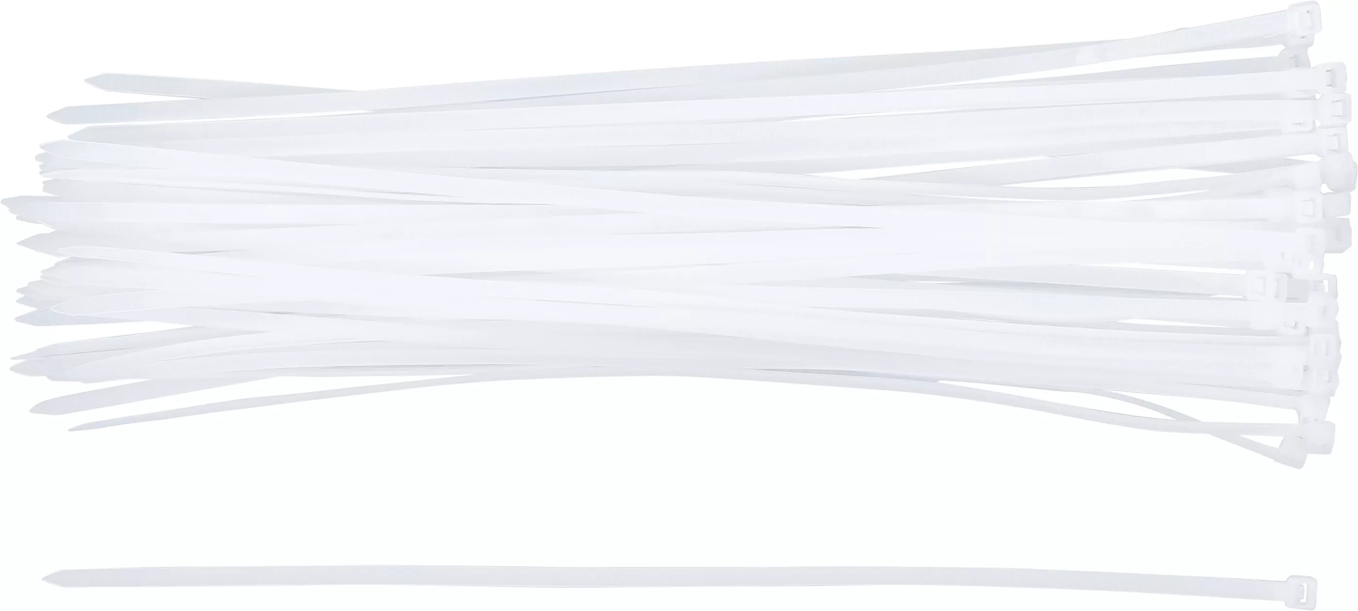 Kabelbinder-Sortiment | weiß | 4,8 x 300 mm | 50-tlg.