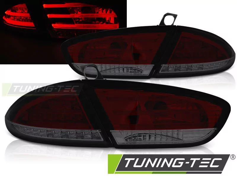Led Tail Lights Red Smoke Fits Seat Leon 03.09-12