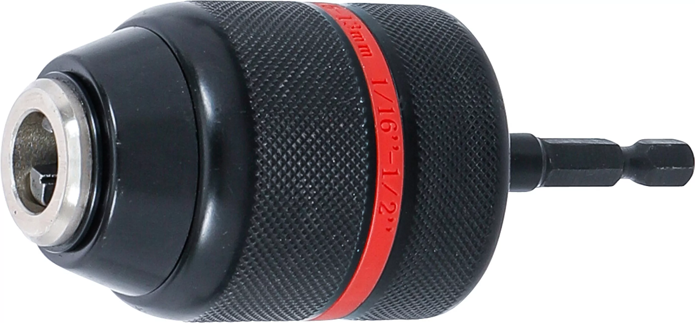 Schnellspannbohrfutter | Metallausführung | Antrieb Außensechskant 6,3 mm (1/4") x 20 UNF | 1,5 - 13 mm