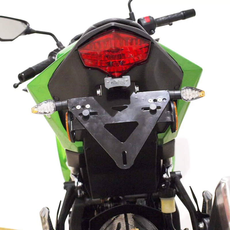 alpha Technik Kennzeichenhalter Kawasaki Z125,Ninja 125; Typ BR125K; Modelljahr 2018-