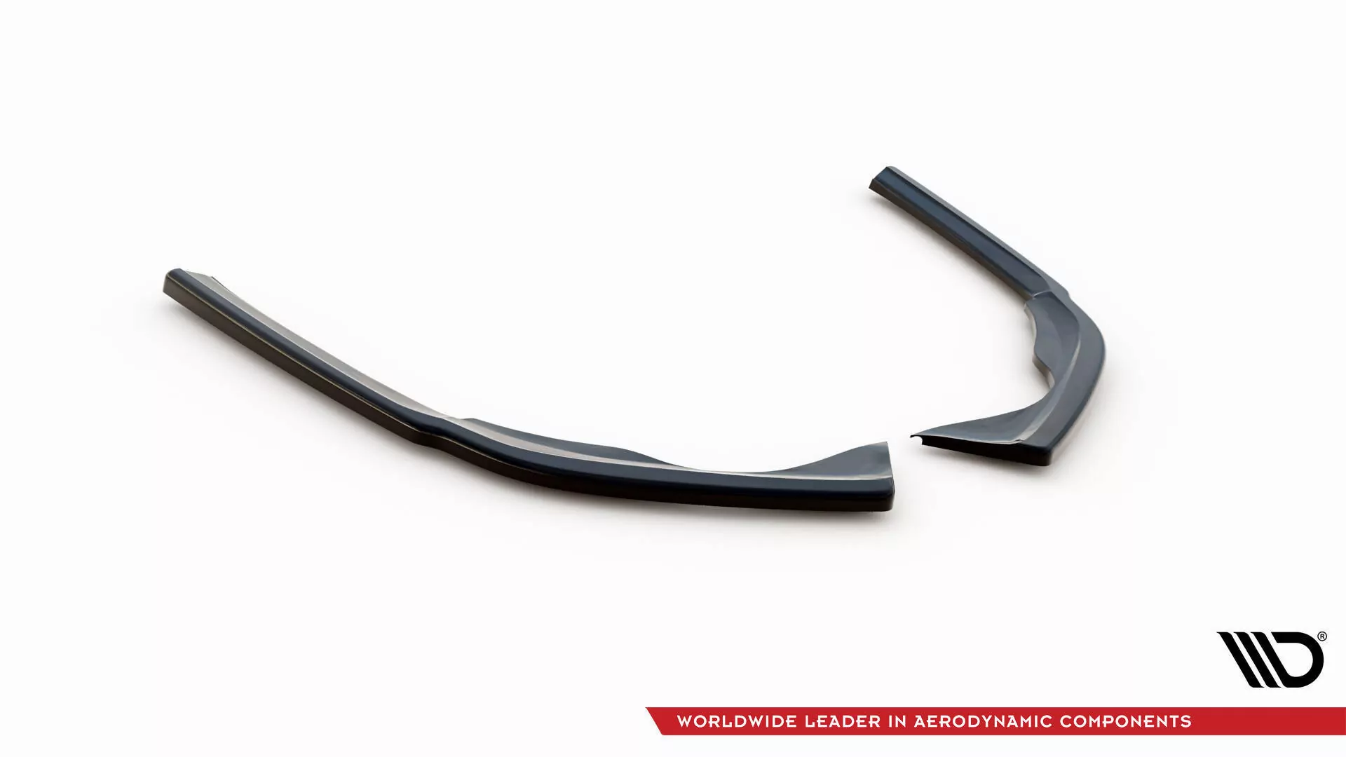 Heck Ansatz Flaps Diffusor Für Volkswagen Passat R-Line B8 Facelift Schwarz Hochglanz