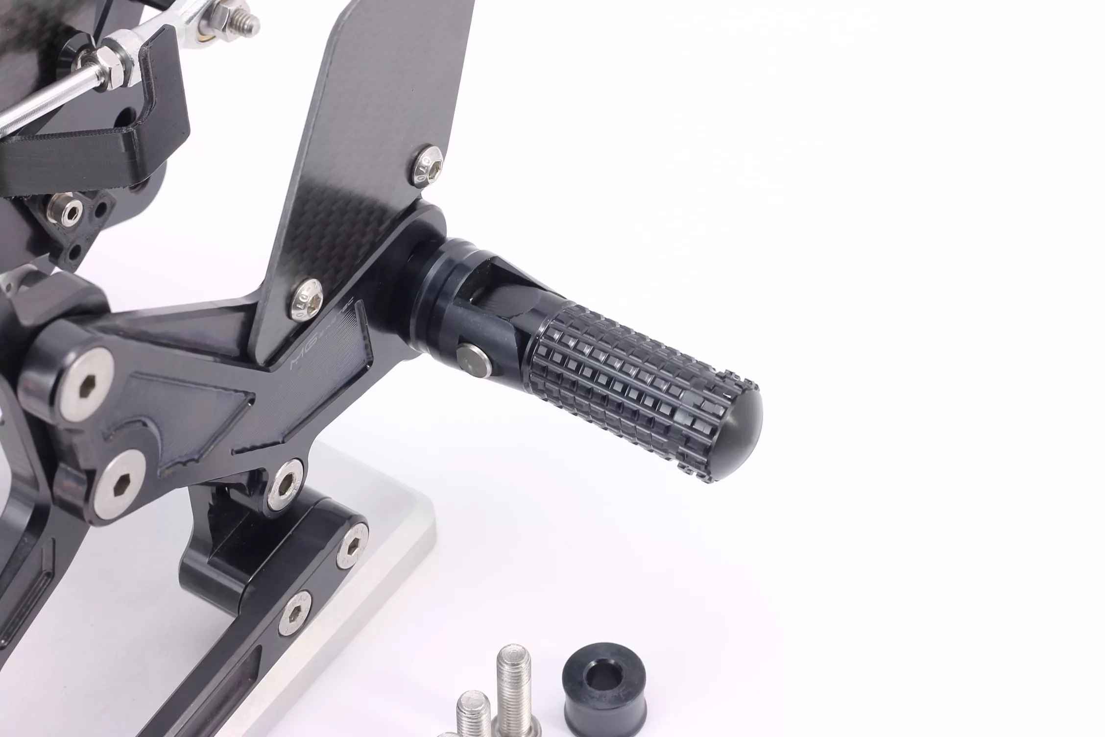 MG Biketec Sportfussrastenanlage / Rastenanlage / Fußrastenanlage mit ABE, gültig in D - A - CH für Ducati Streetfighter V4 / V4 S ab 2020