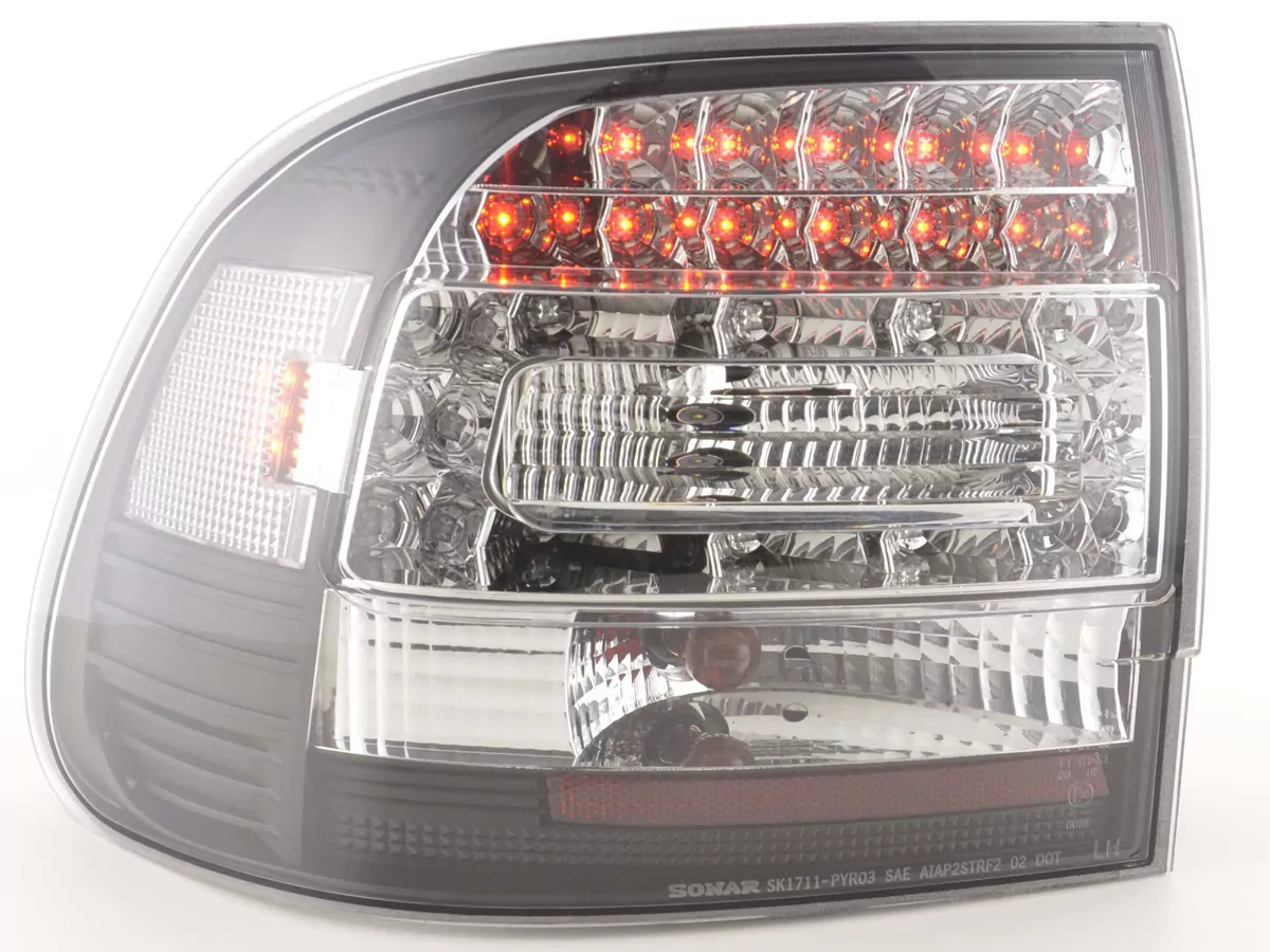 LED Rückleuchten Set Porsche Cayenne Typ 955 Bj. 02-06 schwarz