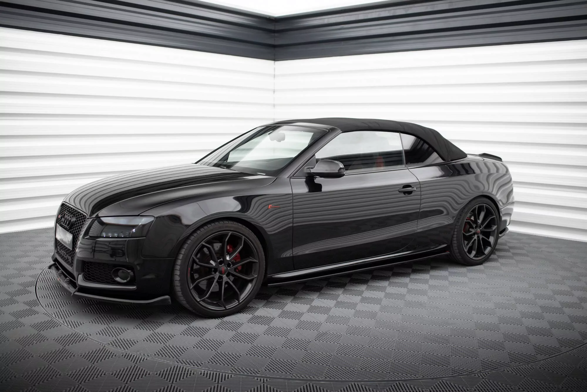 Seitenschweller Ansatz Passend Für Passend Für AUDI A5 S-LINE Schwarz Hochglanz Schwarz Hochglanz