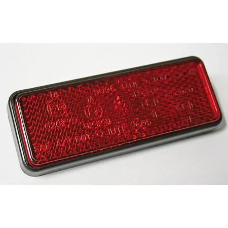 HIGHSIDER smart Rückstrahler Rot Mit Gewindebolzen M5 (1Stck)
