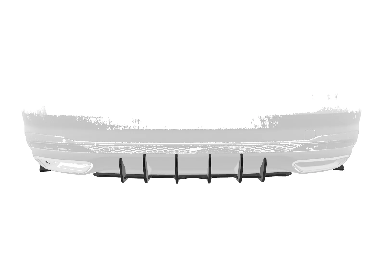 Racing Diffusor / Heckansatz für Audi A4 B9 (Typ 8W) Avant S-Line HA366