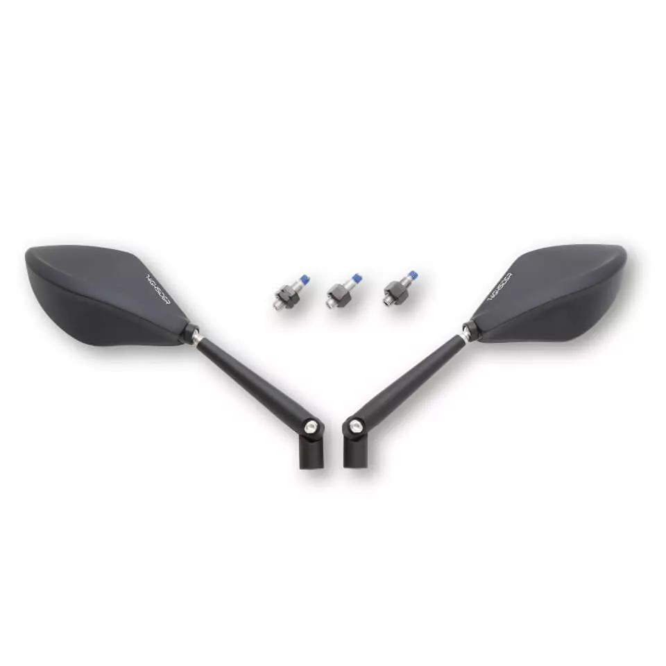 HIGHSIDER pro Handlebar Mirror Torezzo Black (Pair)