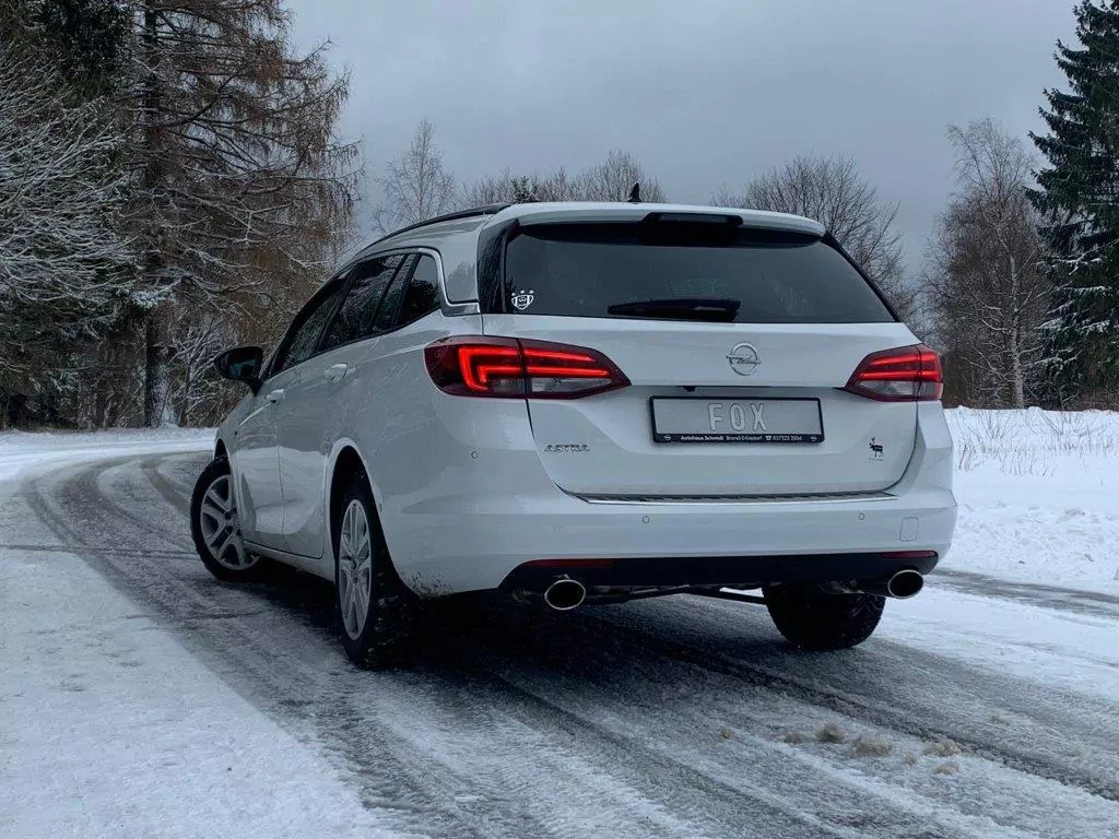 Opel Astra K Sports Tourer Endschalldämpfer quer Ausgang rechts/links - 115x85 Typ 32 rechts/links