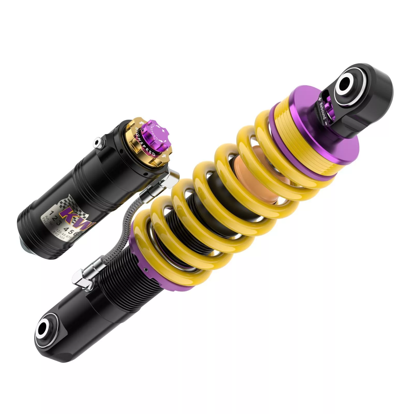 KW Gewindefahrwerk V4 LAMBORGHINI GALLARDO SPYDER (140) Allrad 08/2005-