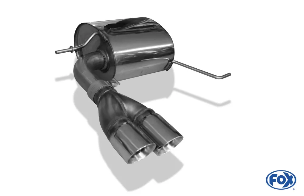 VW Tiguan II Diesel - 4motion  Endschalldämpfer - 2x80 Typ 16