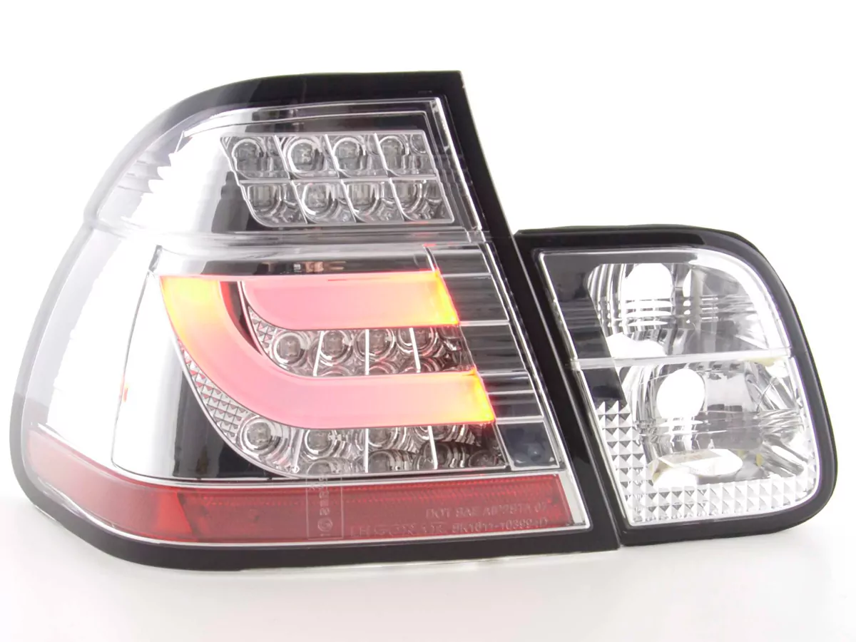 LED Rückleuchten Set BMW 3er E46 Limo Bj. 98-01 chrom