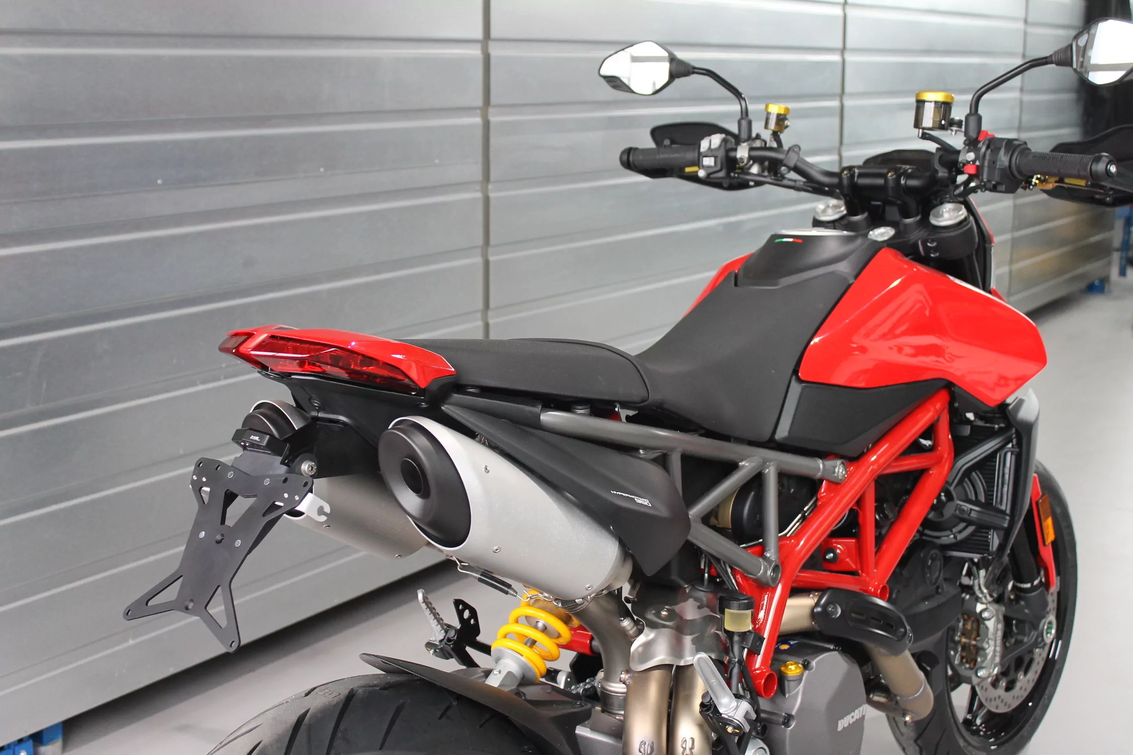 Kurzes Heck - Kennzeichenträger - Kennzeichenhalter für Ducati Hypermotard 950 ab 2019