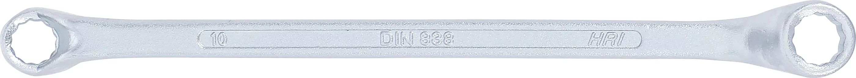 Doppel-Ringschlüssel, gekröpft | SW 10 x 11 mm