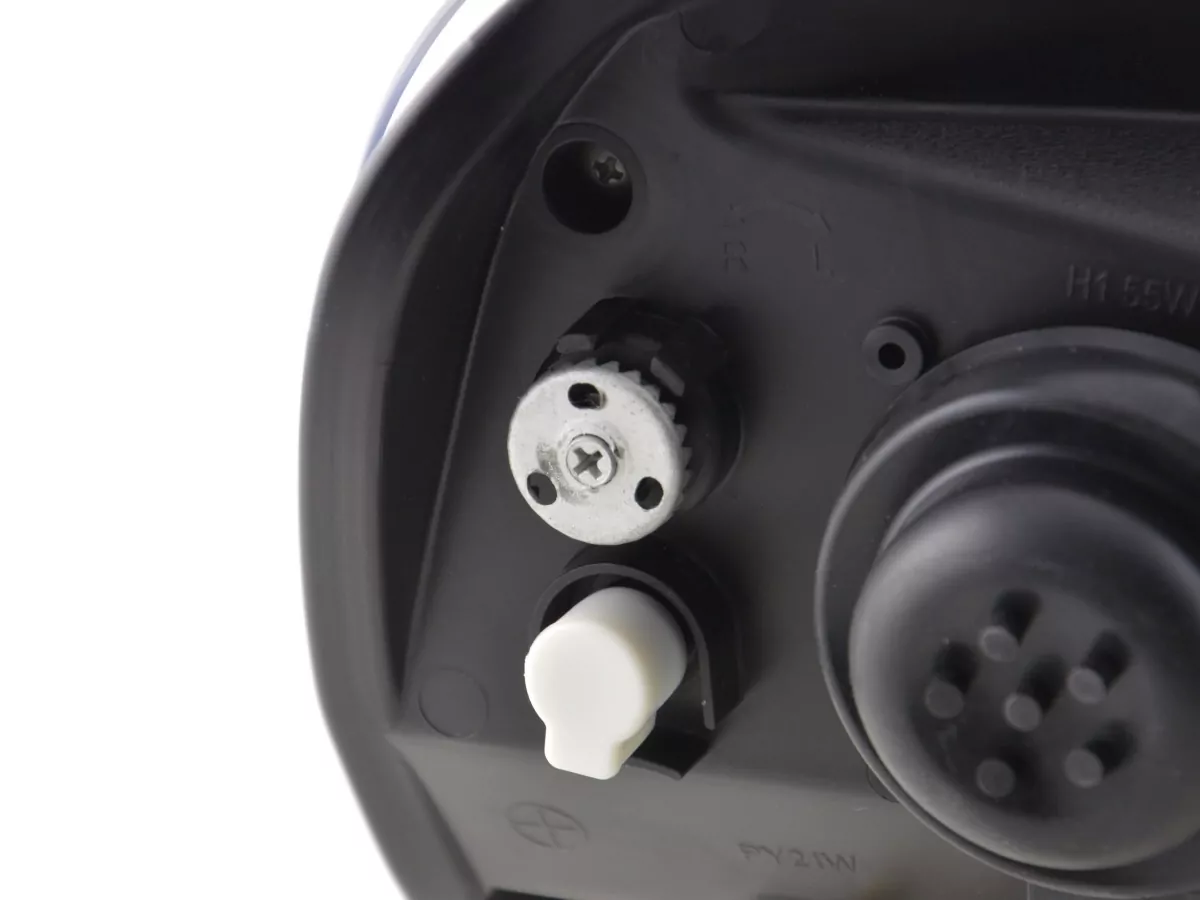 Scheinwerfer Set Daylight LED TFL-Optik VW Polo Typ 9N3 Bj. 05-09 schwarz für Rechtslenker