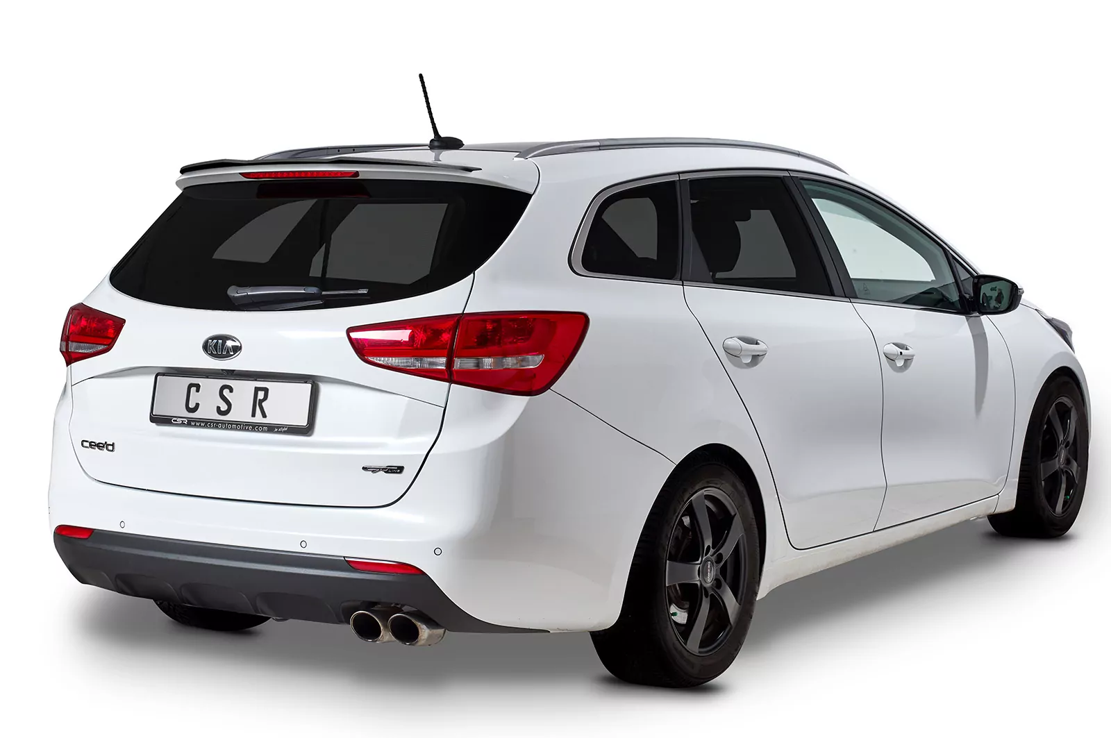 Heckflügel mit ABE für KIA Ceed (JD) SW HF804-M Carbon Look (matt)