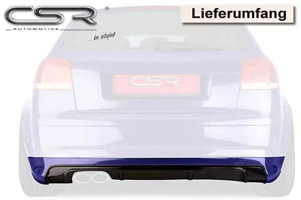 Heckansatz für Audi A3 8P HA015