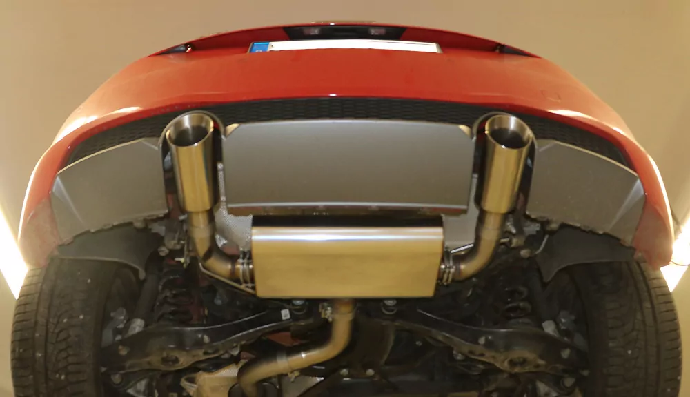 Dacia Duster 4x2 - Frontantrieb  Endschalldämpfer - 1x90 Typ 12