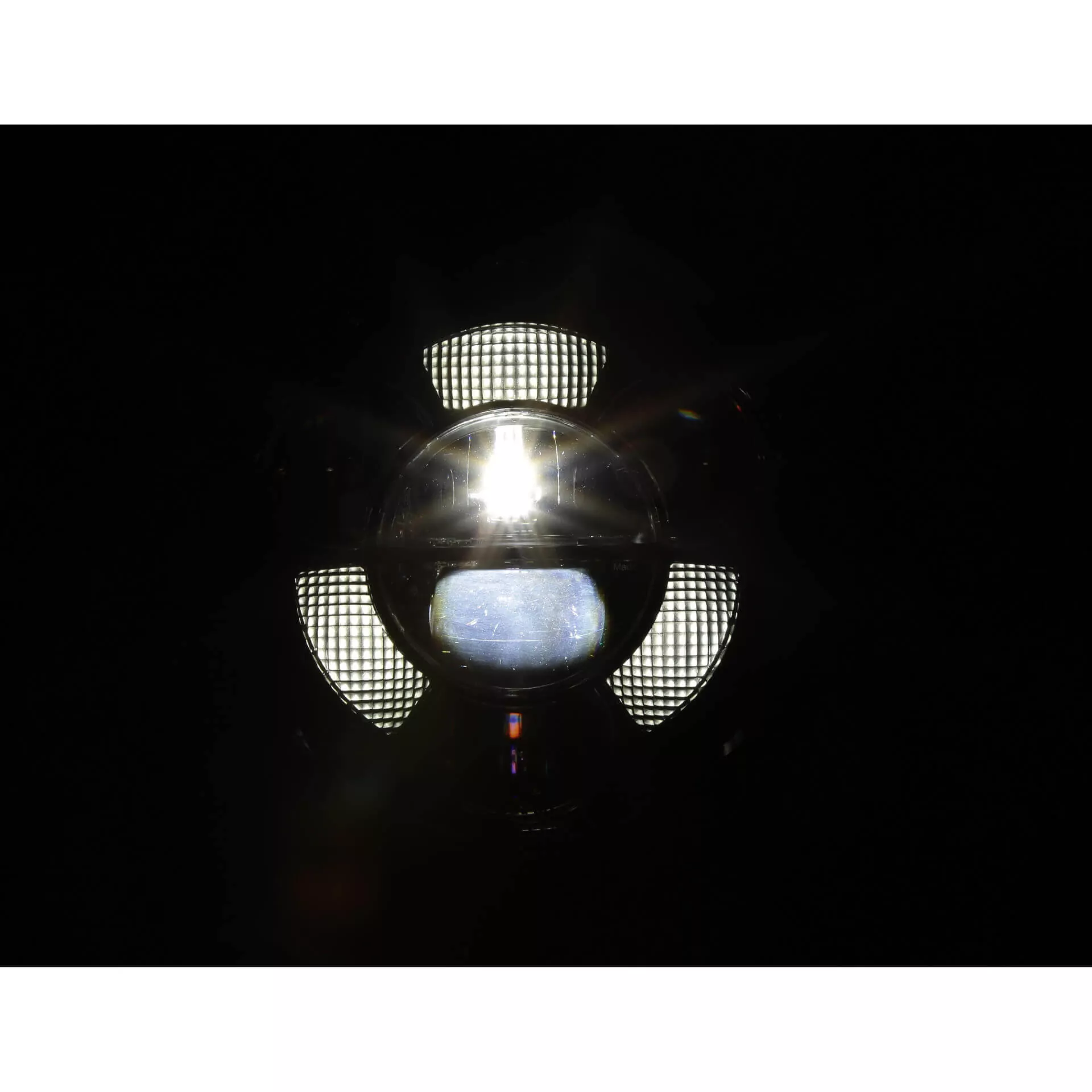 HIGHSIDER pro 7 Zoll Hauptscheinwerfereinsatz Typ 11 LED Schwarz E-Geprüft (1Stck)