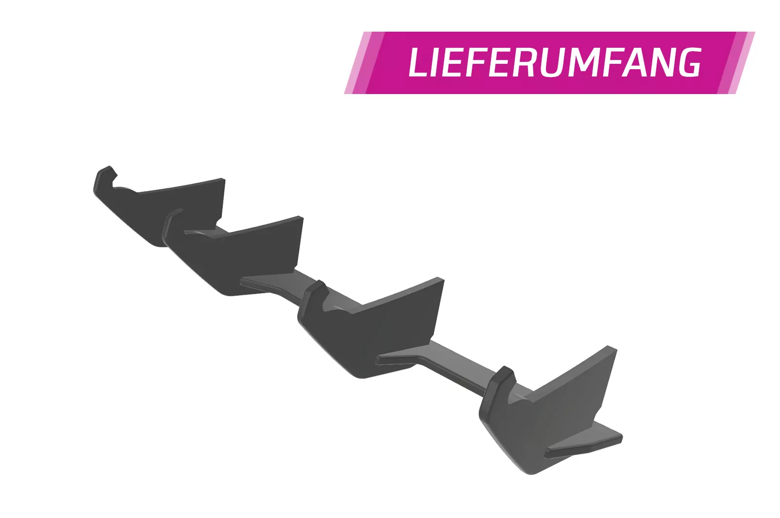 Racing Diffusor / Heckansatz für VW Golf 7 (Typ AU) GTD Variant HA358