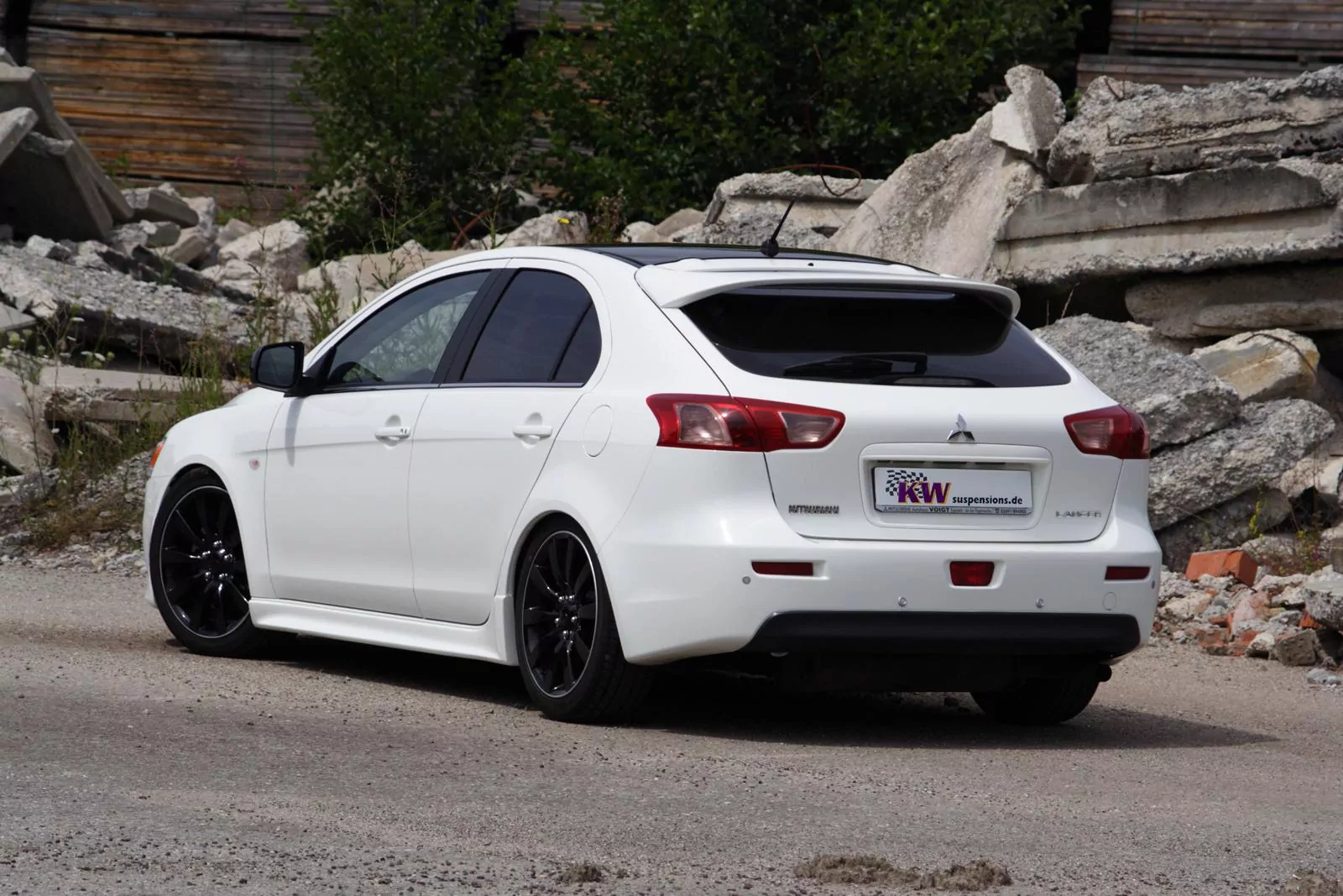 KW Gewindefahrwerk V2 inox MITSUBISHI LANCER VIII Sportback (CX_A, CY_) Allrad 10/2007-