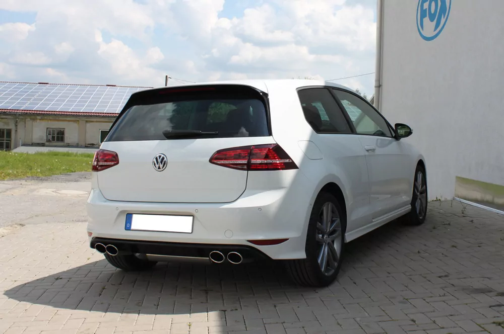 VW Golf VII Facelift starre Hinterachse  Endschalldämpfer rechts/links - 2x115x85 Typ 32 rechts/links