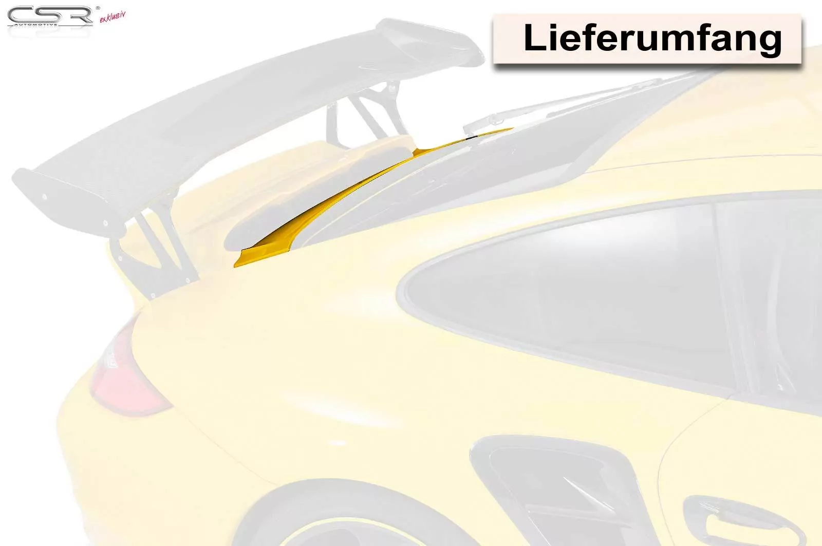 Abdeckung zwischen Spoiler und Heckscheibe für Porsche 911/997 ZB146