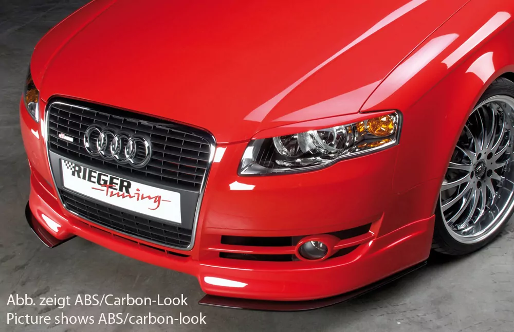 Rieger Spoilerschwert für Audi A4 (8E) Typ B7 | Avant 11.04- (ab Facelift) für Spoilerlippe 55220