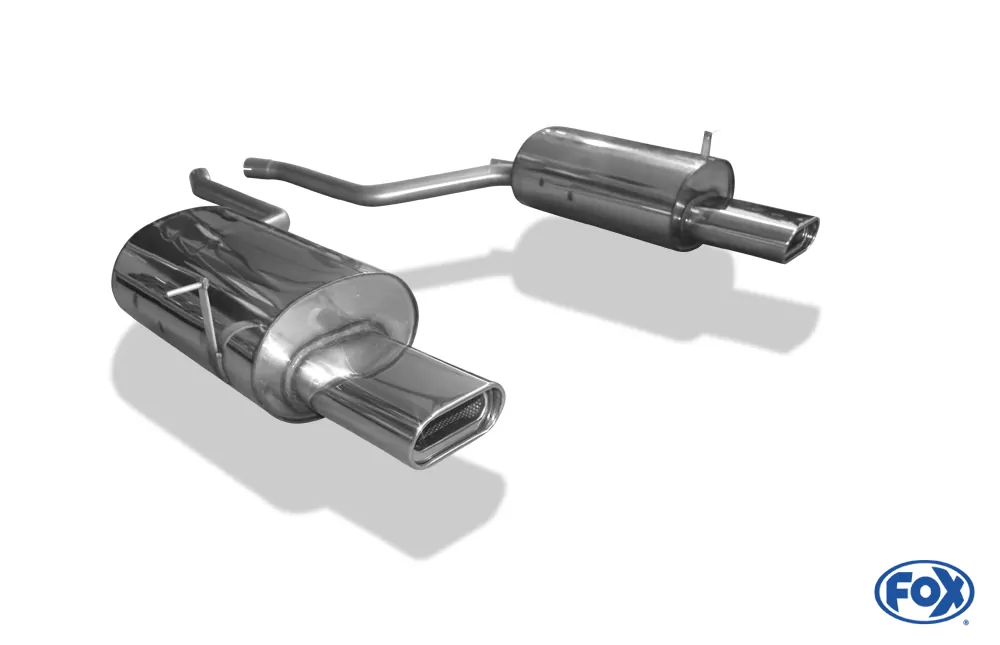 BMW E38 730i/ 735i/ 740i - Mit Stoßstangenausschnitt  Endschalldämpfer rechts/links - 160x80 Typ 53 rechts/links