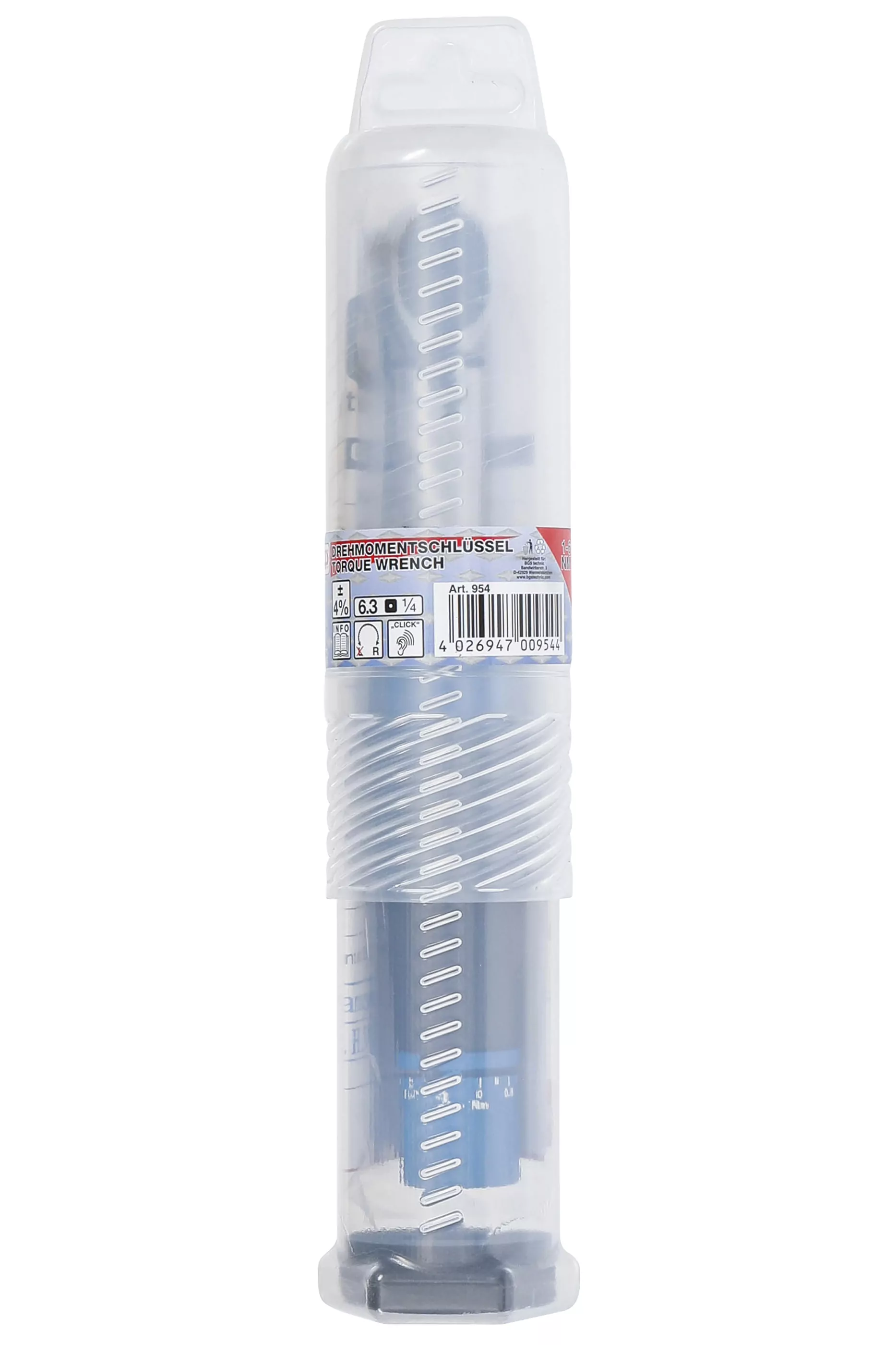 Drehmomentschlüssel | Abtrieb Außenvierkant 6,3 mm (1/4") | 1 - 6 Nm