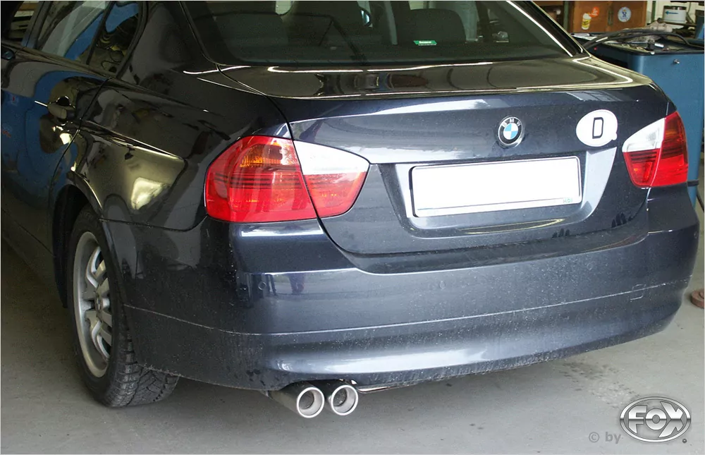 BMW E90/91 318i/ 320i  Endschalldämpfer - 2x76 Typ 13