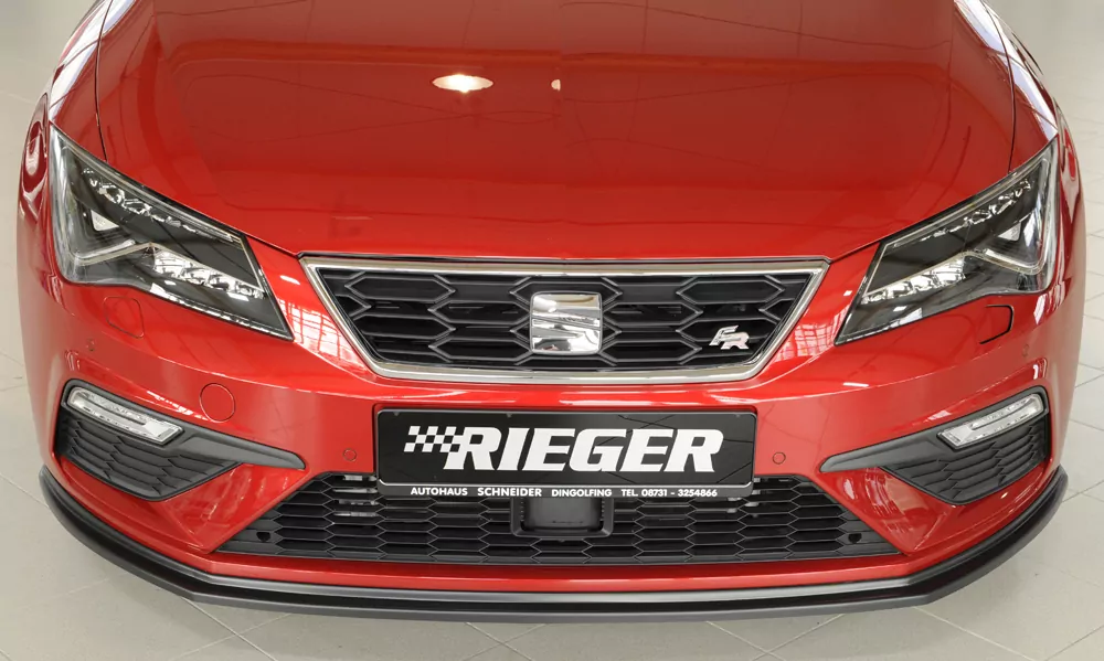 Rieger Spoilerschwert für Seat Leon Cupra (5F) | 5-tür. 01.17- (ab Facelift) für orig. FR-/ Cupra-Frontschürze