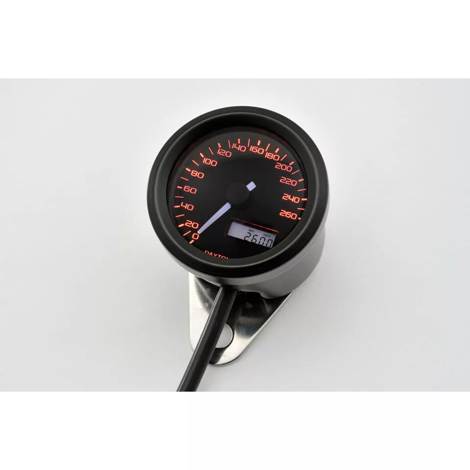 DAYTONA VELONA, Digitaler Tachometer mit Halter, Ø 48 mm