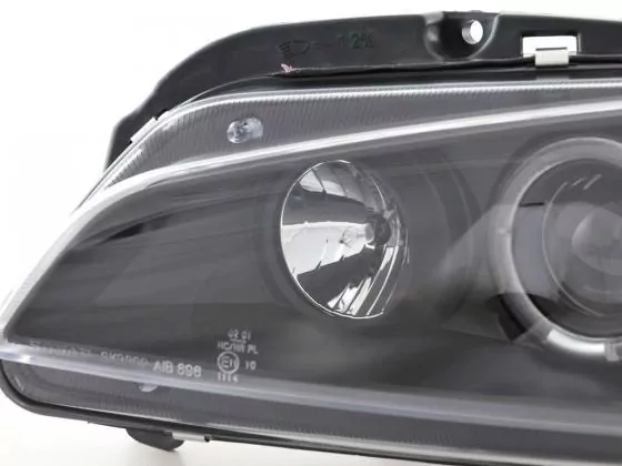 Scheinwerfer Set Peugeot 106 Bj. 96-03 schwarz