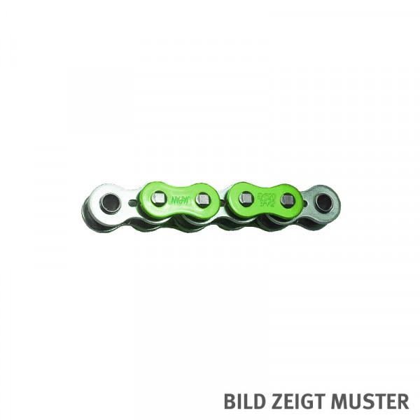 Kette ENUMA MVXZ-2 525 ideale OEM-Ersatzkette - 98 Glieder - Farbe Grün metallic