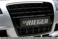 Rieger Grill mit integrierter Kennzeichenauflage passend für Audi A4 (8H) Cabrio 04.02-12.05 Rieger Grill mit integrierter Kennzeichenauflage passend für Audi A4 (8H) Cabrio 04.02-12.05