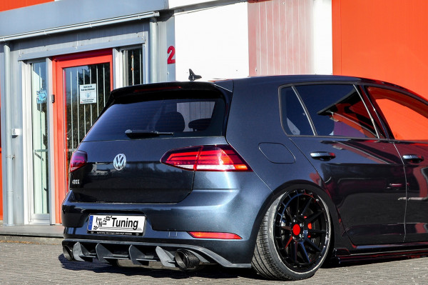 Heckansatz Diffusor Version.2 für VW Golf 7 GTI + Performance Facelift