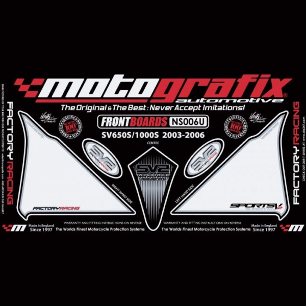 Motografix Steinschlagschutz vorn Suzuki SV 650 / 1000 NS006U 2003-2006