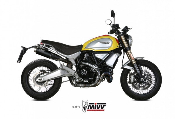 MIVV GPpro Black Endschalldämpfer passend für DUCATI Scrambler 1100