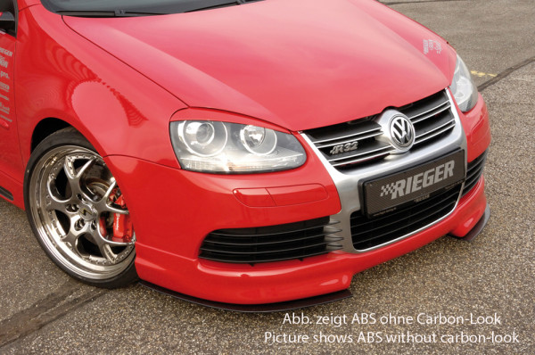 Rieger Spoilerschwert carbon look für VW Golf 5 R32 01.05-