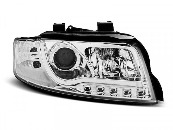 Scheinwerfer Röhrenlicht chrom passend für Audi A4 10.00-10.04