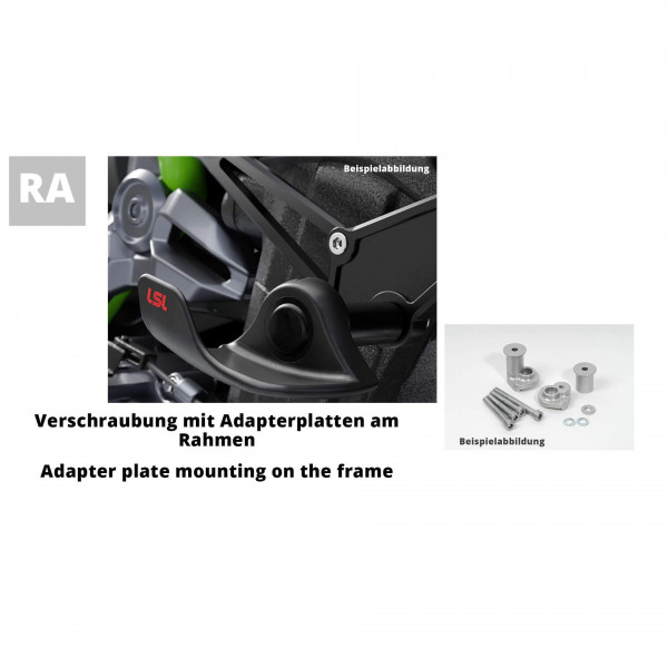 LSL Ersatzteil für CRASH PAD® Kit 550K115, KAWASAKI ZZR 1400 -11