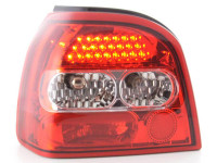 LED Rückleuchten Set passend für VW Golf 3 Typ 1HXO 92-97 klar/rot LED Rückleuchten Set passend für VW Golf 3 Typ 1HXO 92-97 klar/rot